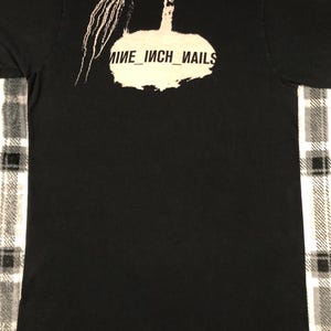 00s NINE INCH NAILS with teeth Tシャツ L NIN Nine Inch Nails With Teeth Tour 2005 Graphic Concert