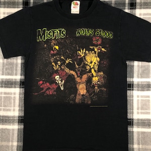 Misfits - Vintage - Wolfs Blood - Punk Rock Band T Shirt - Size S