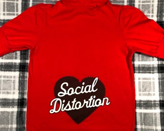 Social Distortion - Vintage - Punk Rock Band Zip Up Women’s Hoodie Sweatshirt