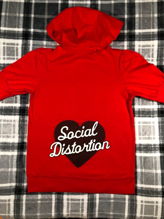 DELTA PRO WEIGHT Social Distortion Skull Pattern Band T-shirt Band Tee Men's L equivalent cotton black type Vintage Second Hand