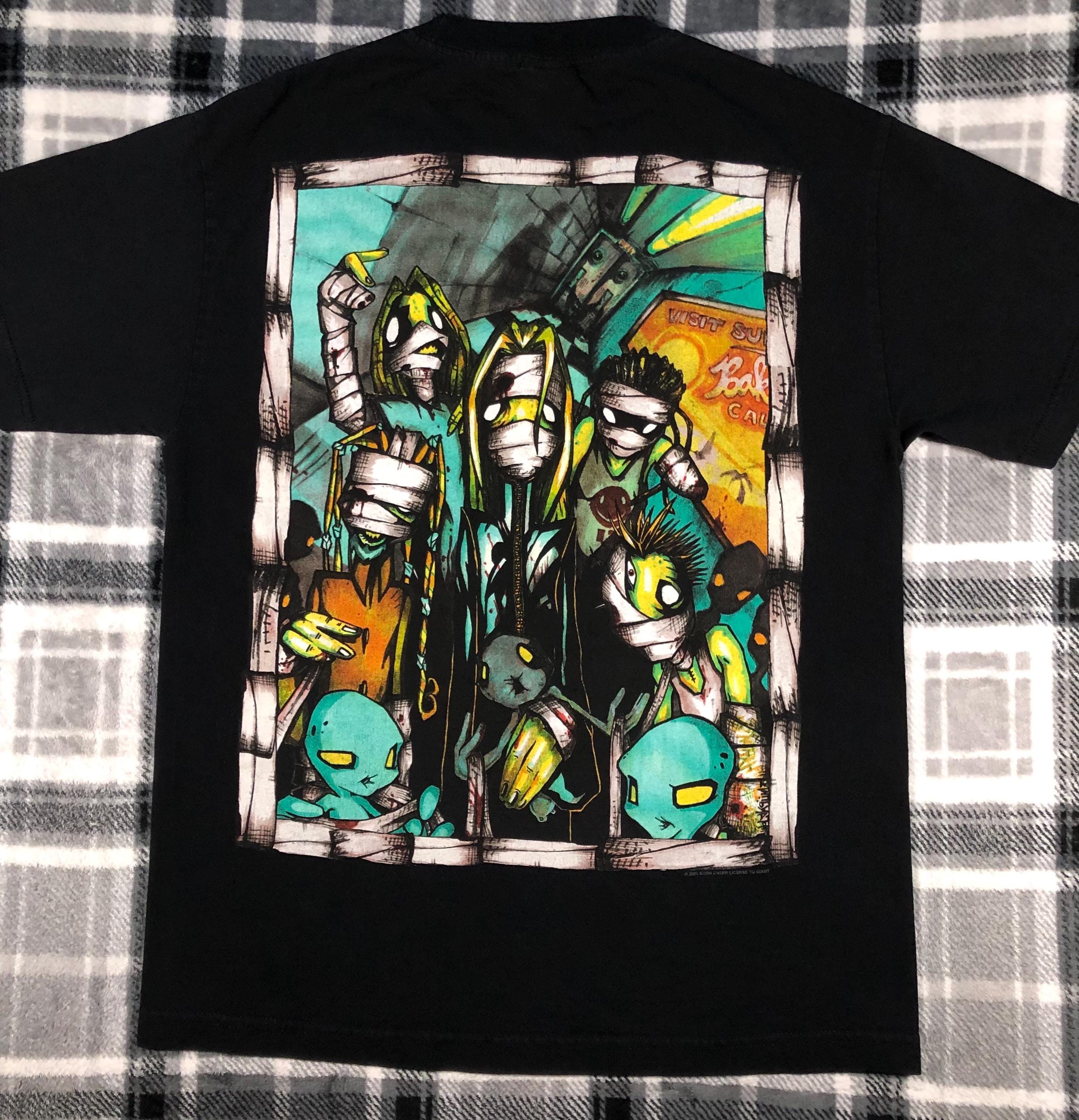 Korn - Vintage - Nu Metal Hard Rock Band T Shirt - Size M - Etsy Korn - Vintage - Nu Metal Hard Rock Band T Shirt - Size M - Etsy