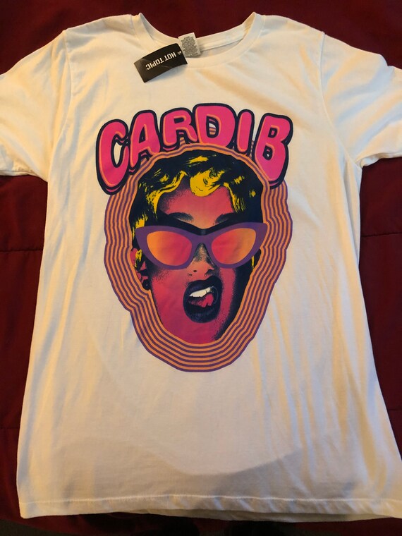 Cardi B Hip Hop Rap Artist T Shirt Size 