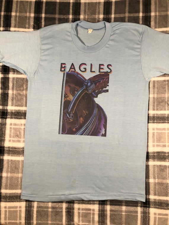 Eagles - Vintage 80s - Rock Band Single Stitch T Shirt - Size L - Etsy