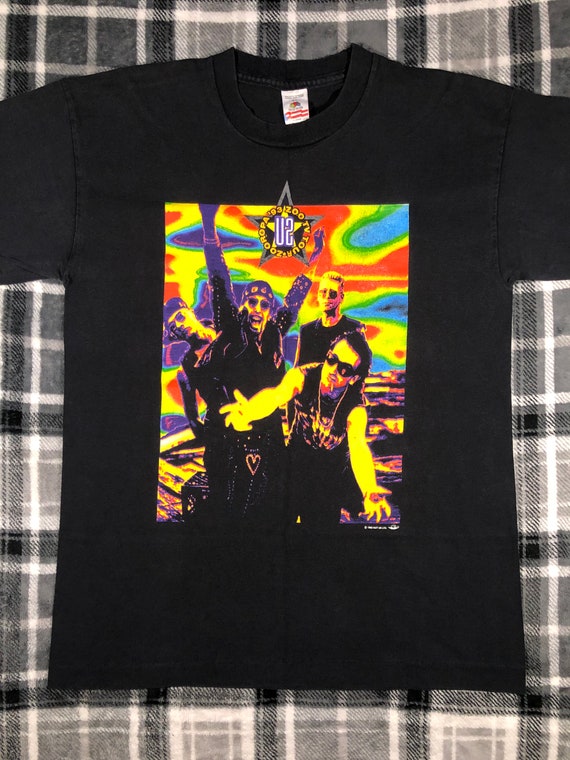 U2 - Vintage 90s - Zooropa 1993 Tour - Alternative Rock Band