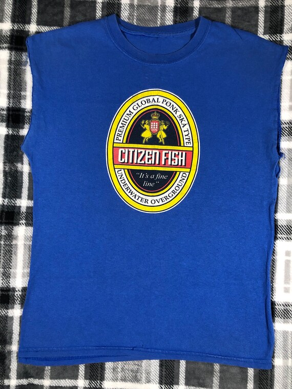 Citizen Fish Vintage 90s English Ska Punk Rock Band Thrashed 