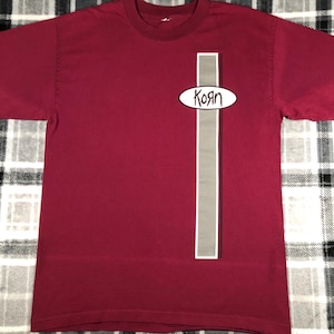 Korn - Vintage 90s - Nu Metal Hard Rock Band Single Stitch T Shirt - Size L