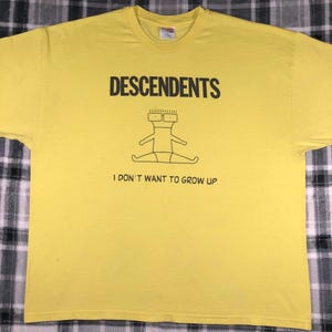Descendents - Vintage - I Don’t Want To Grow Up - Punk Rock Band T Shirt - Size XXL