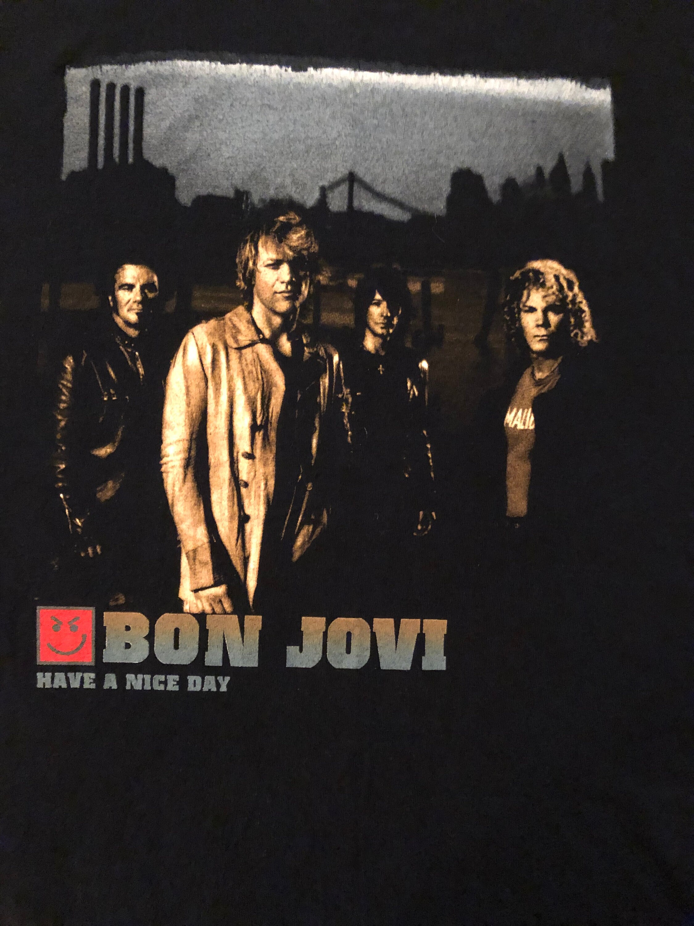 Bon Jovi Have A Nice Day Classic Rock Band Concert Tour T Etsy