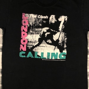 The Clash Début de l'an 2000 London Calling T-shirt de groupe de punk rock Taille L image 2