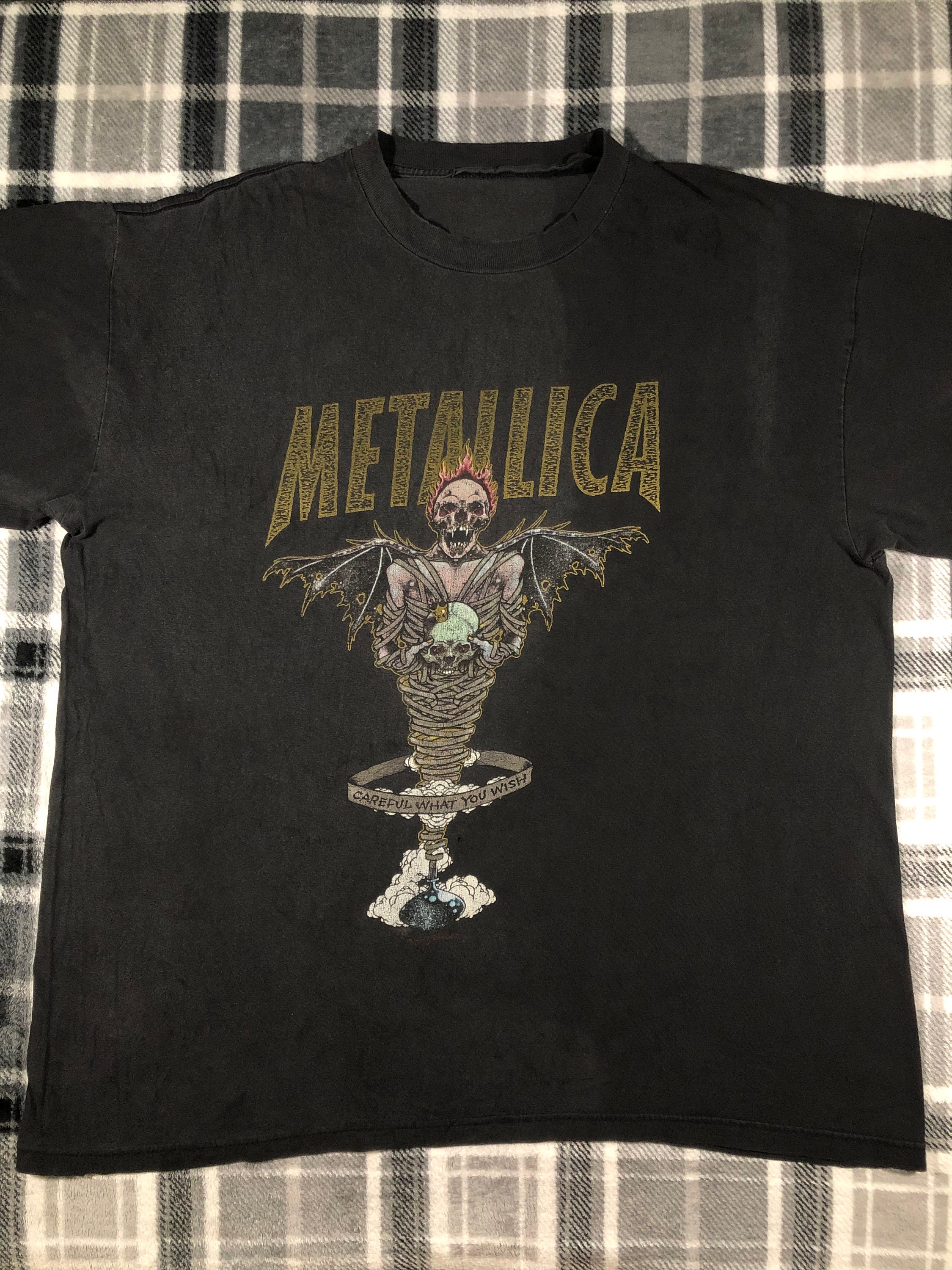 トップス LLICA PUSHEAD KING NOTHING 90s Vintage Metallica 