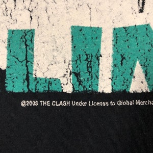 The Clash Début de l'an 2000 London Calling T-shirt de groupe de punk rock Taille L image 4