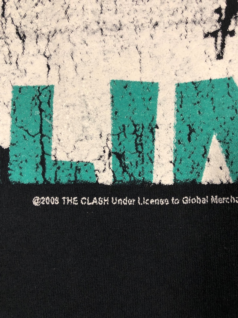 The Clash Début de l'an 2000 London Calling T-shirt de groupe de punk rock Taille L image 4