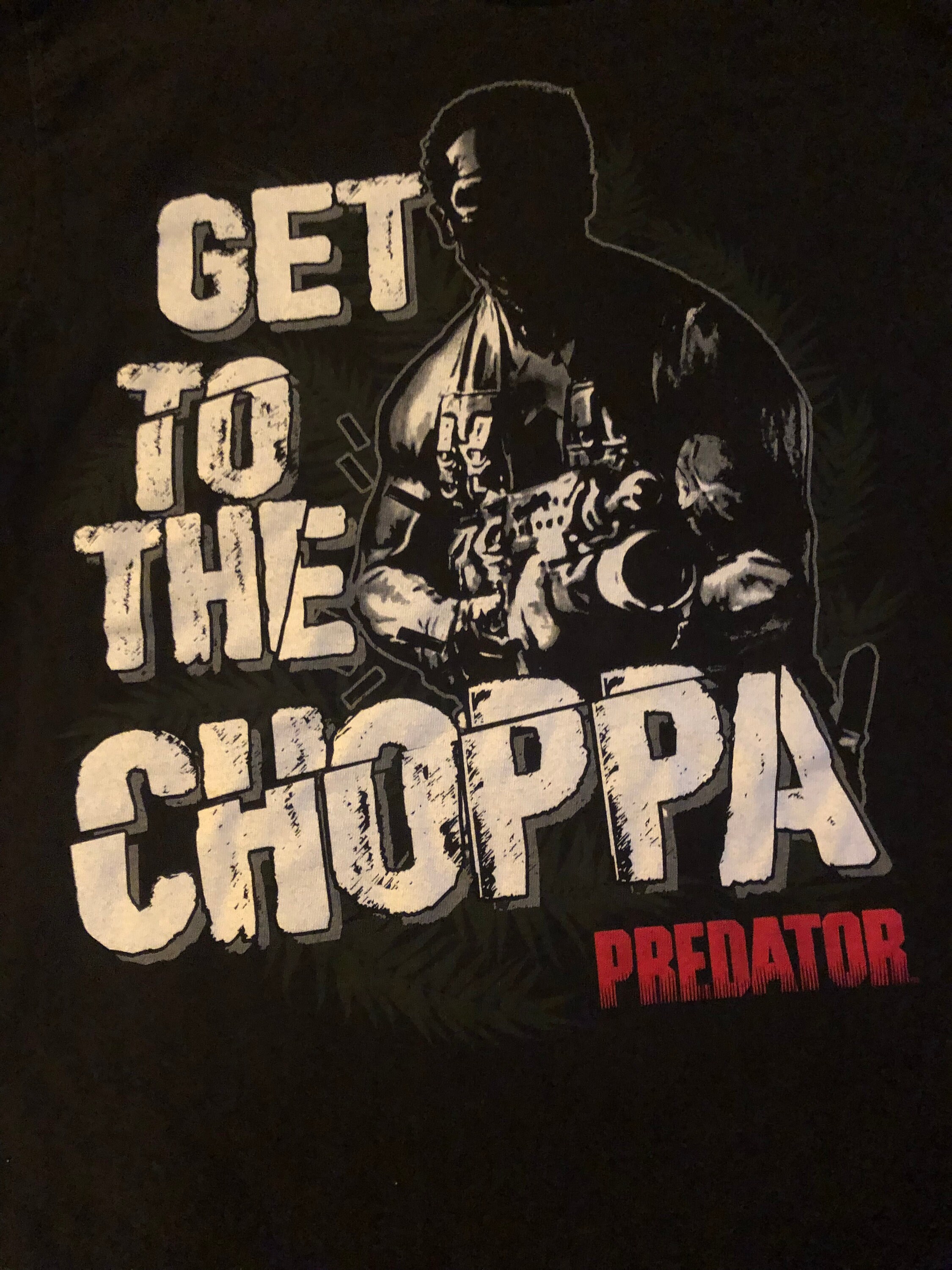 get to the choppa arnold schwarzenegger