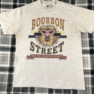 Vintage LOUISIANA RIVERBOAT Graphic T-Shirt Size Large USA Made Single  Stitch