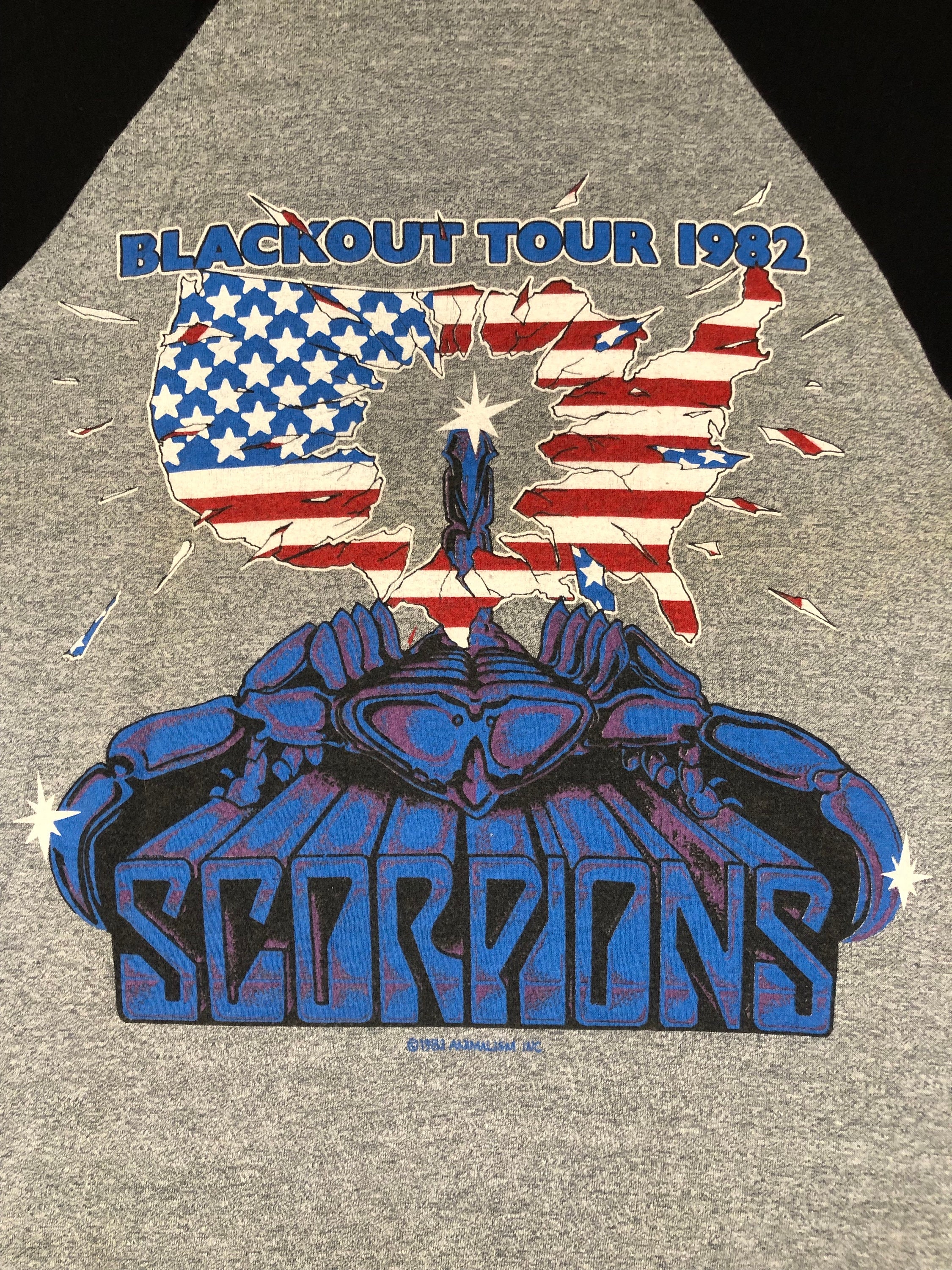 SCORPIONS BLACKOUT TOUR1982 ヴィンテージTシャツ L Scorpions - Blackout Tour 1982 - T-Shirt | AFM Records