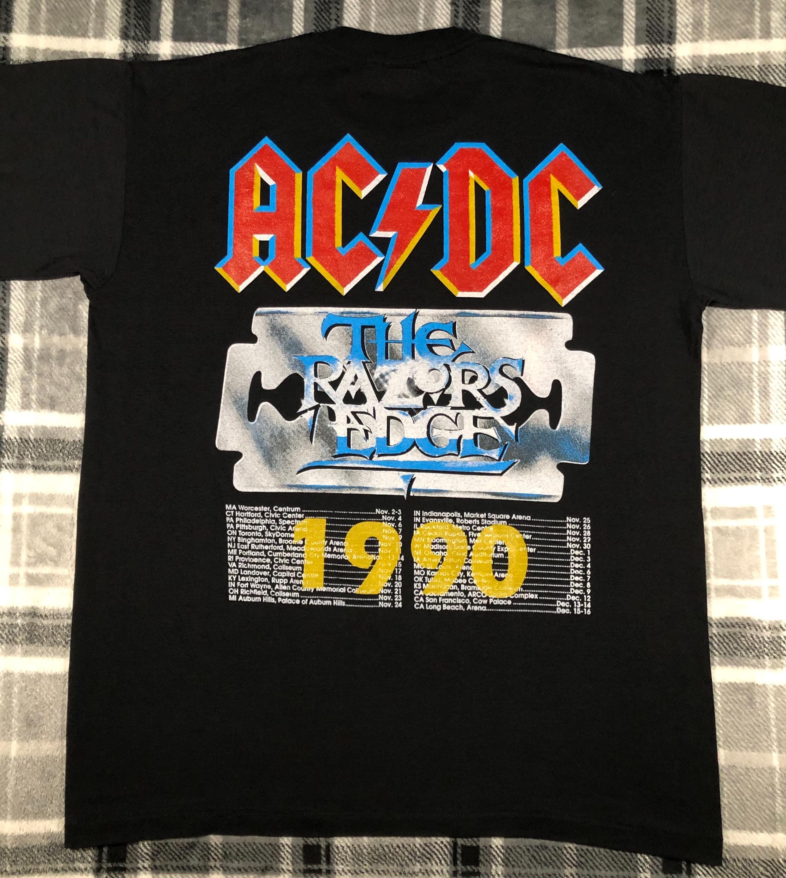 AC/DC - Vintage 90s - the Razors Edge Tour 1990 - Hard Rock Band