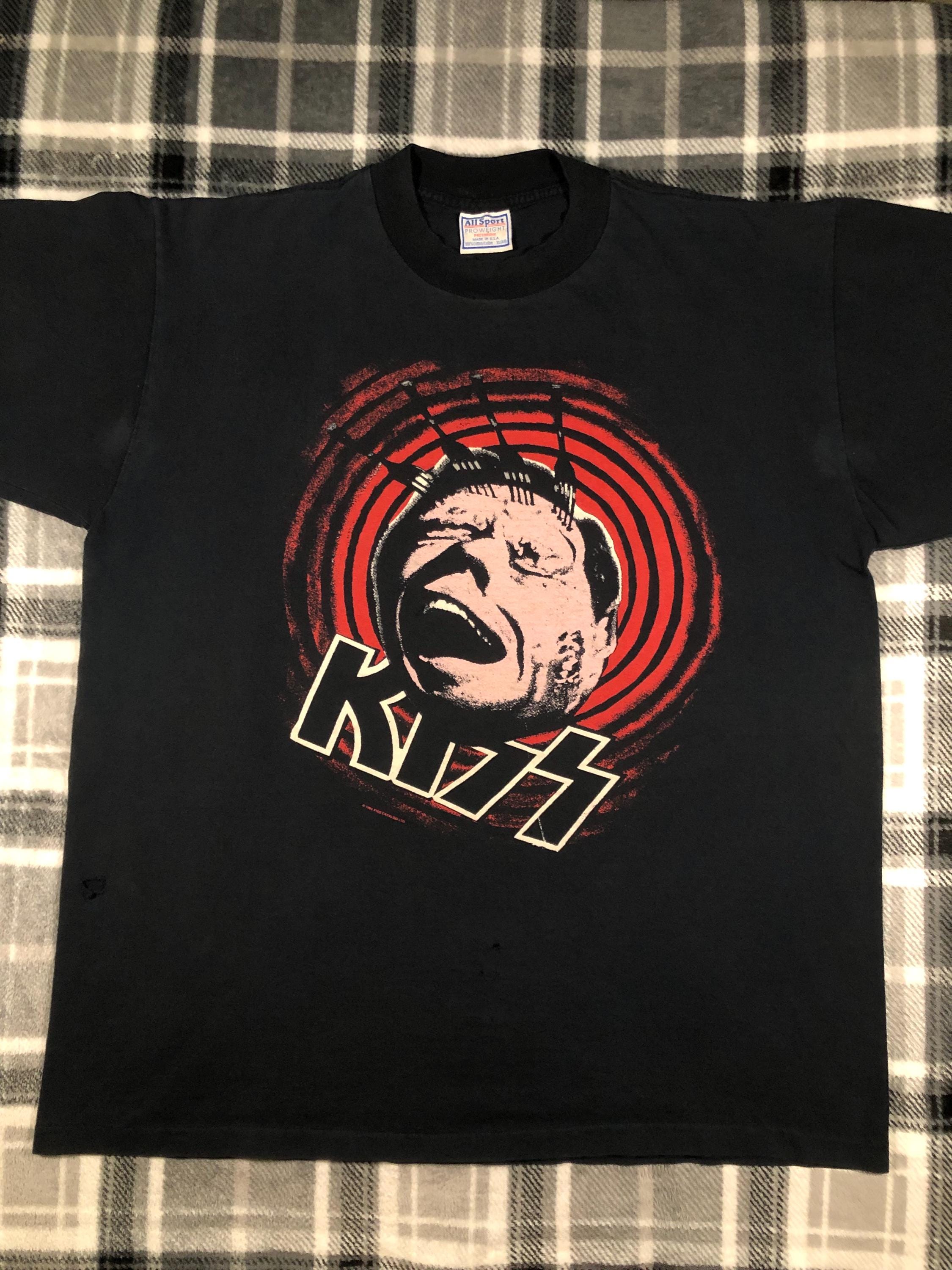 KISS - Vintage 90s - Hard Rock Band Single Stitch T Shirt