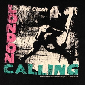 The Clash Début de l'an 2000 London Calling T-shirt de groupe de punk rock Taille L image 3