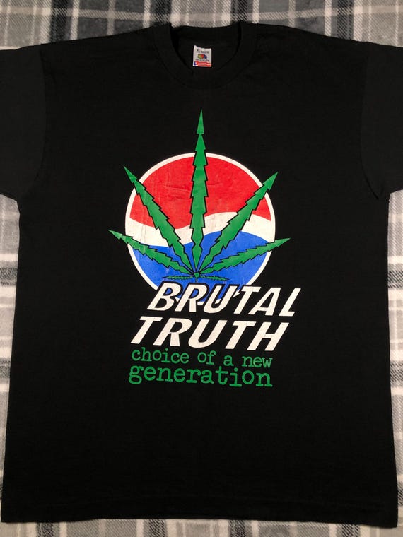90s ENTOMBED Tシャツ CARCASS BRUTAL TRUTH Brutal Truth - Vintage 90s - Smoke, Grind, Sleep! - Grindcore