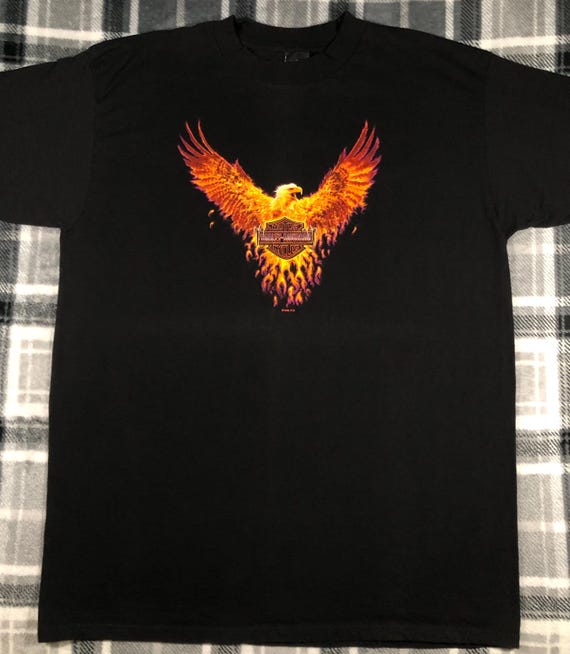 90s) harley davidson flame - Gem
