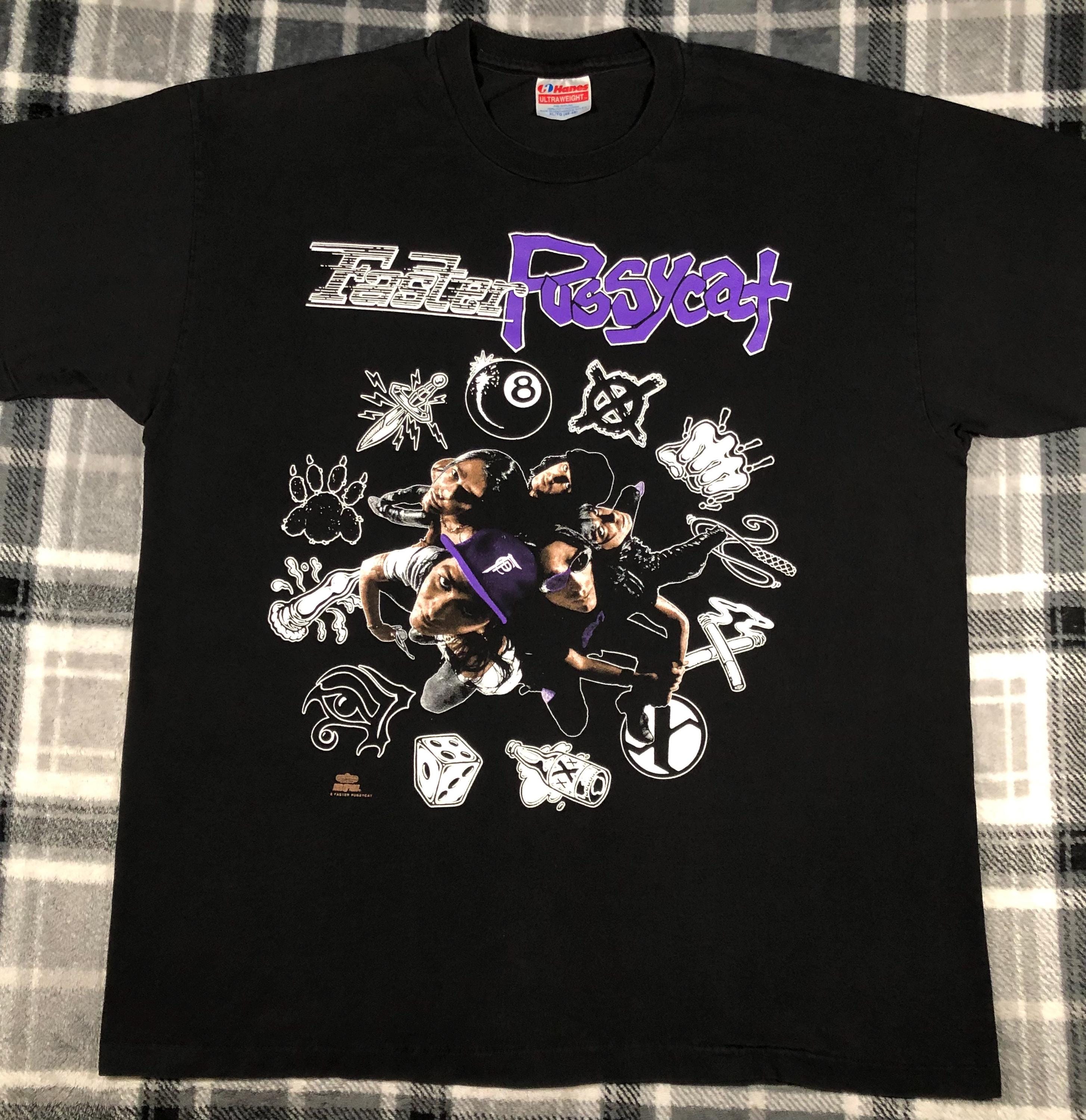「vintage」1988年 Fasterpussycat バンドTシャツ Faster Pussycat T-shirt, Vintage Rare Tour Shirt Heavy Metal