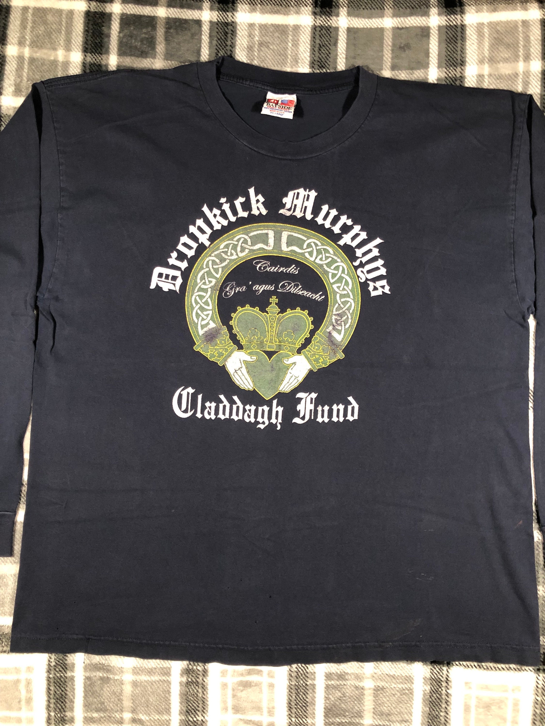 90-00s Dropkick Murphys Tシャツ XL USA Punk Dropkick Murphys - Boston Street Punk 90's Tour Shirt Size XL
