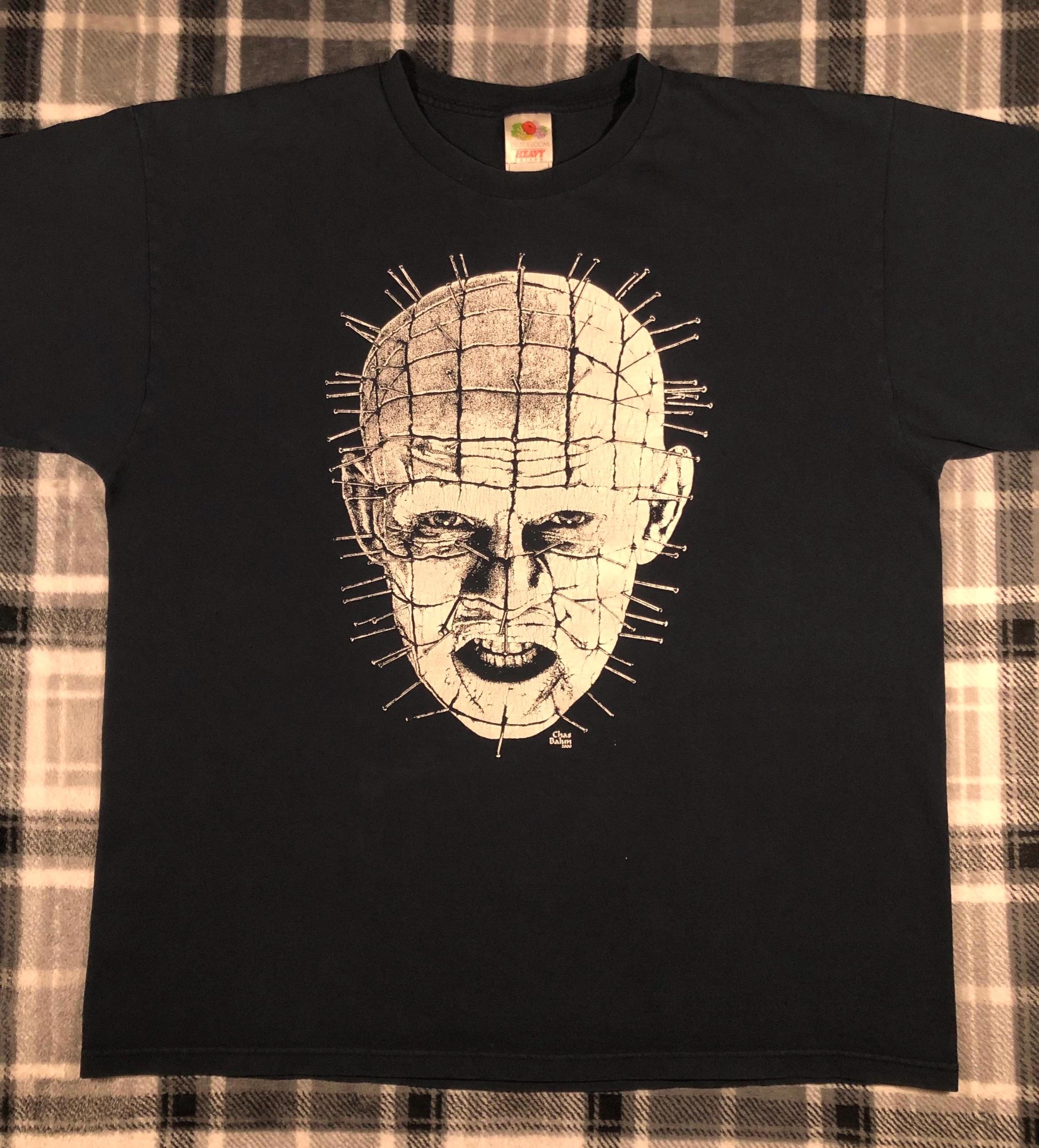 00's HELLRAISER PIN HEAD Tee anvilタグ