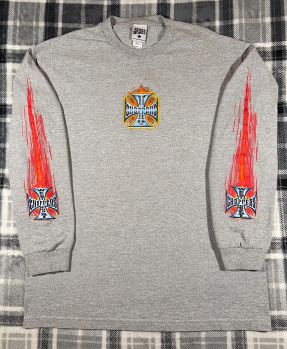 Vintage - West Coast Choppers - Long Beach California - Flame Fire