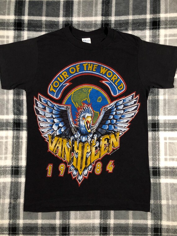 Van Halen - Vintage 80s - Tour of the World 1984 - Hard Rock Band 