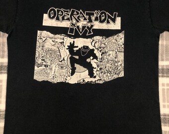 Operation Ivy - Vintage - Hardcore Punk Ska Rock Band T Shirt