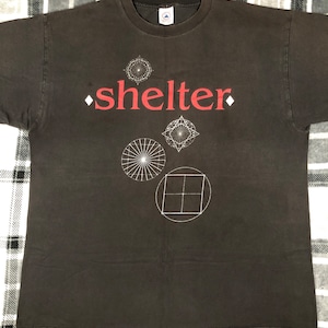 Shelter - Vintage 90s - Hardcore Punk Rock Band T Shirt - Size XL