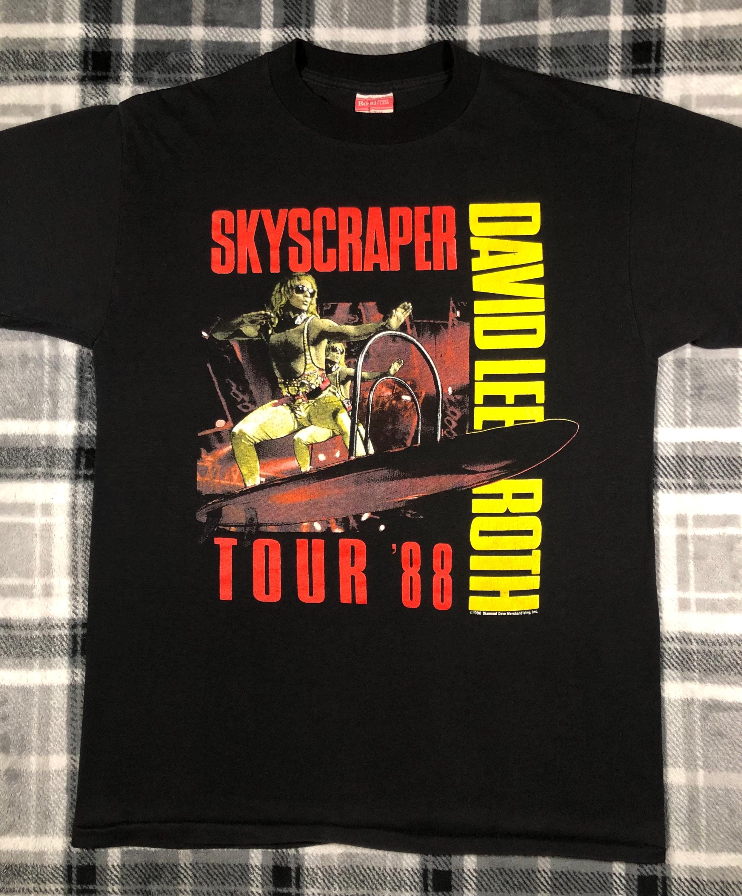 David Lee Roth Skyscraper Tシャツ サイズXL David Lee Roth - Vintage 80s - Skyscraper Tour 1988 - Hard Rock