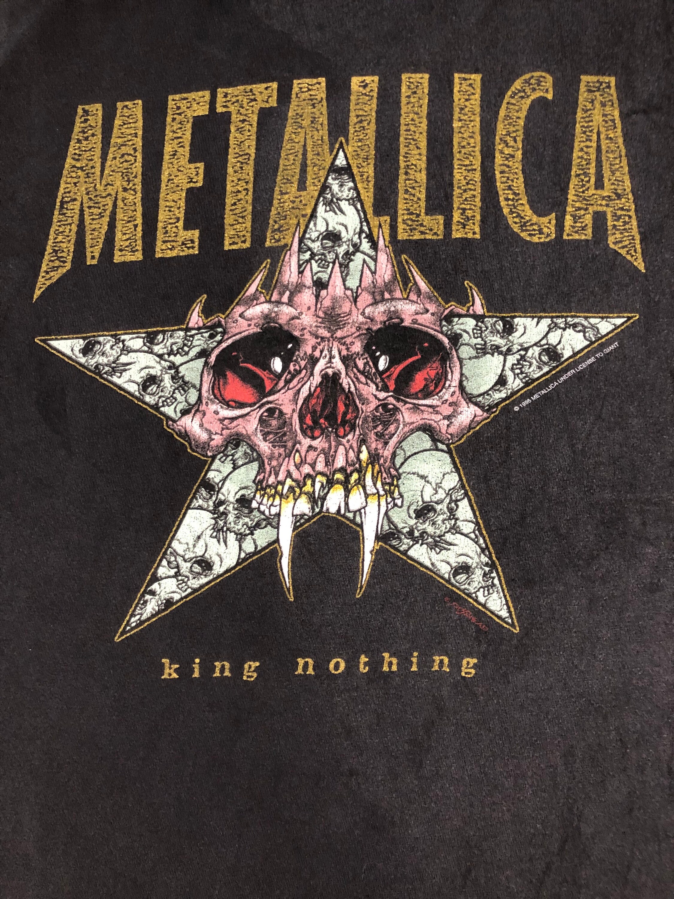 LLICA PUSHEAD king nothing giant製 METALLICA PUSHEAD KING NOTHING GIANT XL