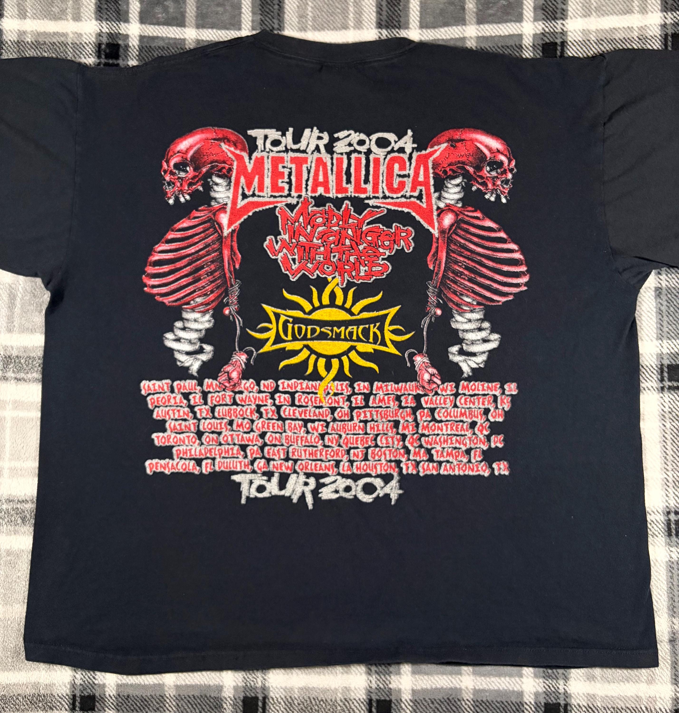 Metallica - Vintage - Madly in Anger With the World Tour 2004