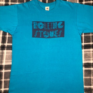 The Rolling Stones - Vintage 90s - Song Title Spell Out - Rock Band Single Stitch T Shirt - Size L