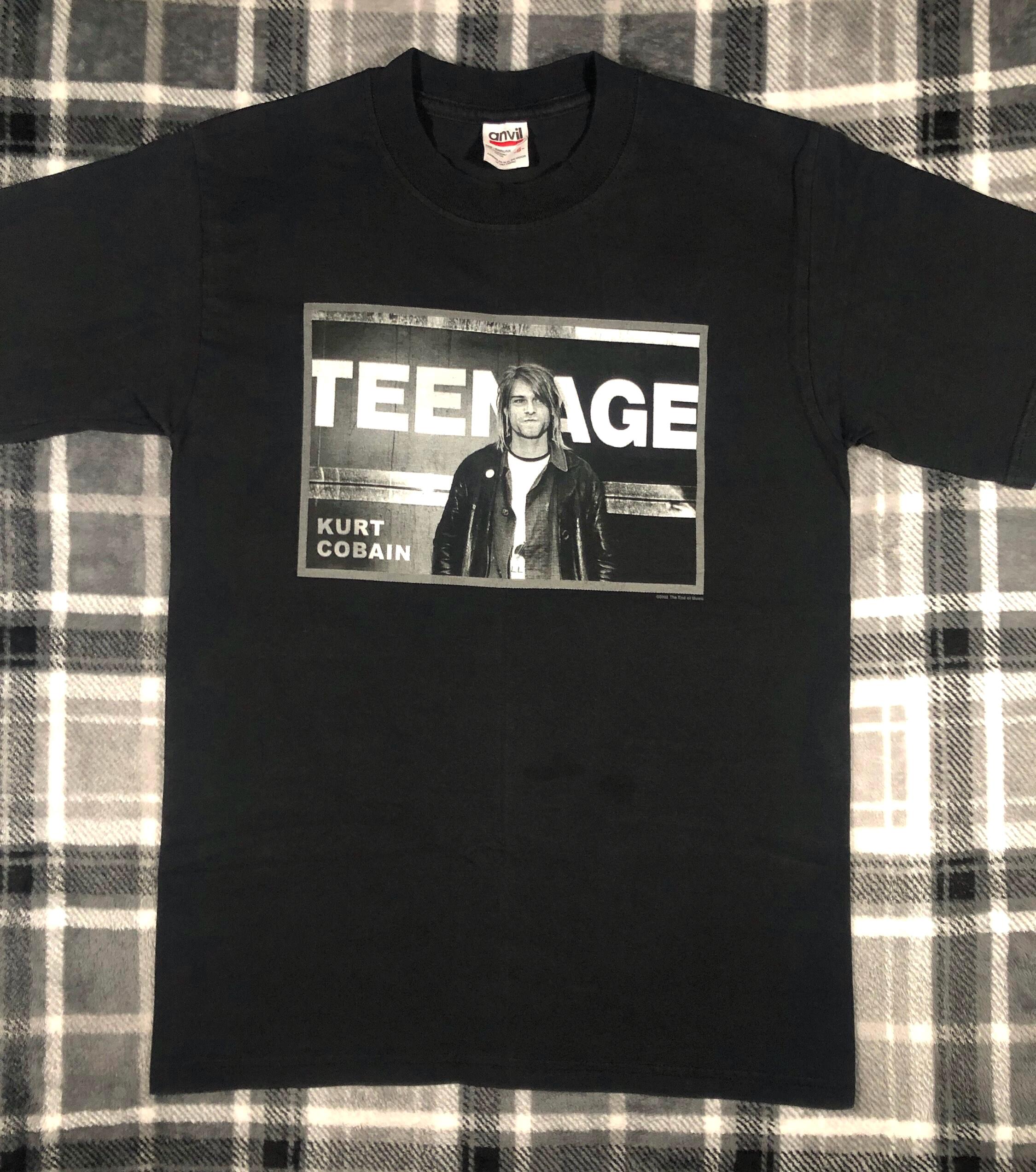 NIRVANA KURT COBAIN TEENAGE TEE Y2K