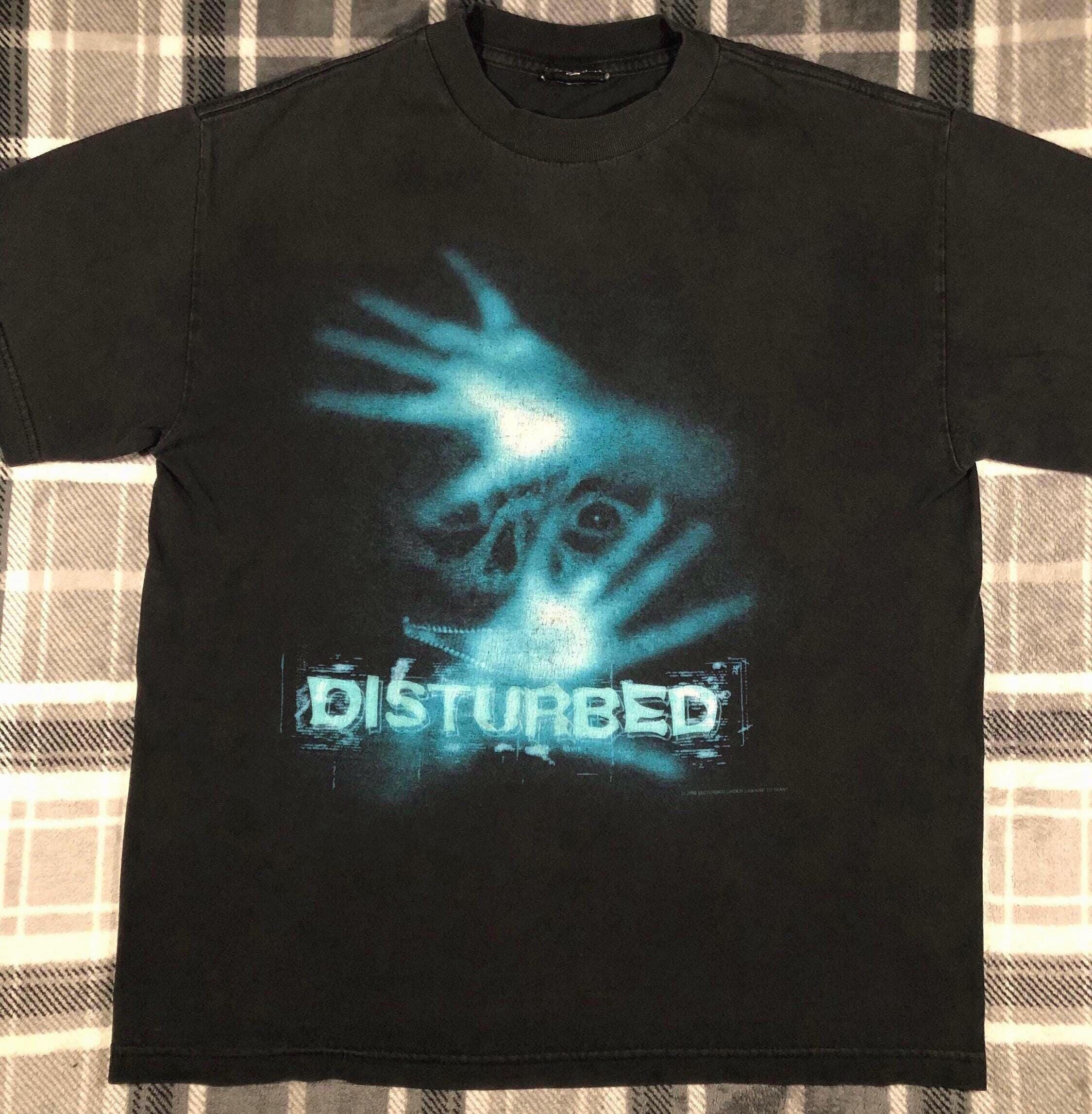 Disturbed - Vintage 2000 - Metal Hard Rock Band T Shirt - Size M