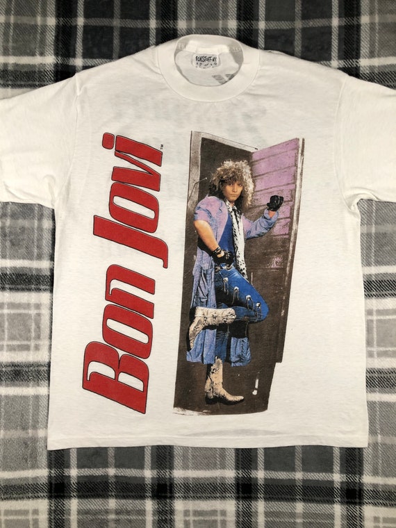 Bon Jovi - Vintage 80s - Slippery When Wet World Tour 1986