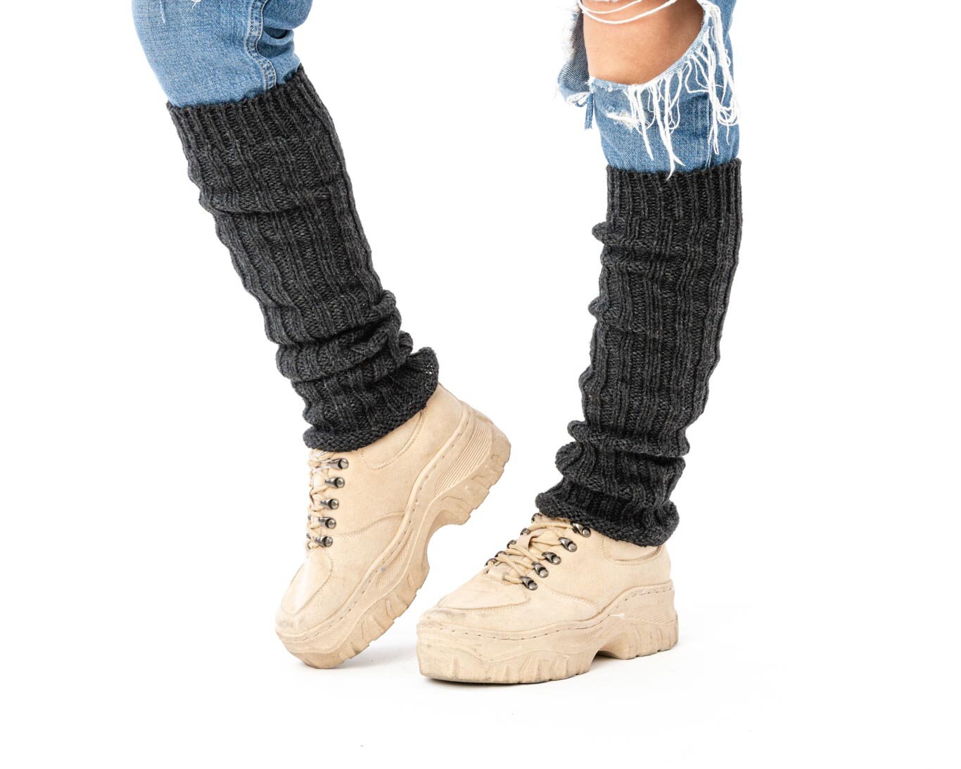 Gaiters, Calf Warmers Made of Natural Alpaca Wool Provide Phone Number