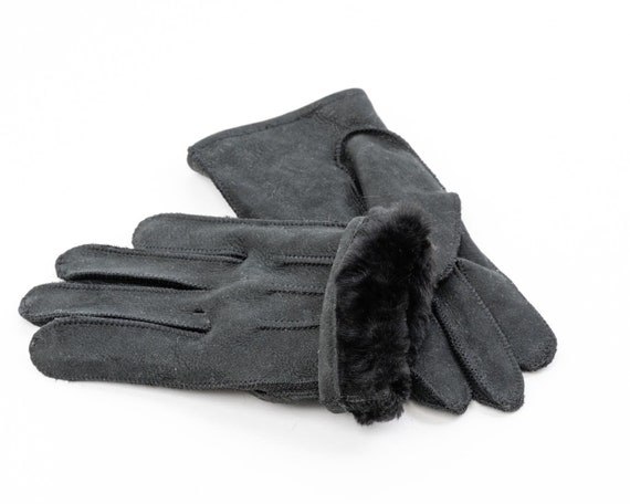 Handmade Merino Sheepskin Gloves: Soft Wool Winter Gloves