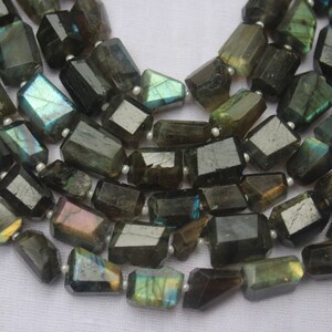 Flashy Labradorite Tumble Gemstone Beads, Natural Fire Labradorite Nuggets shape Fancy Gemstone Beads, Genuine Labradorite Beads, Wholesale