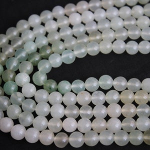Natural Green Aventurine Smooth Round Gemstone Beads, Green Aventurine Beads, Semi Precious Green Aventurine, Making For Jewelry