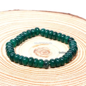 Beautiful Grandidierite Bracelet, Grandidierite Smooth Rondelle Quartz Bracelet, Stunning Bracelet, Stretchable Bracelet, Gemstone Beads