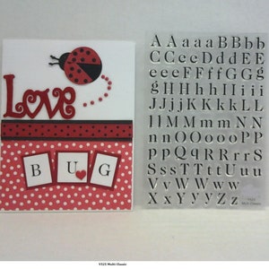 Alphabet Clear Stamp Sets #2