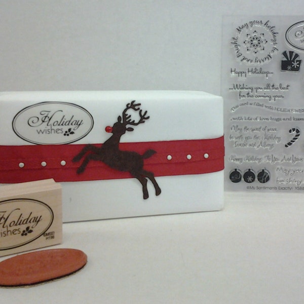 Red Rubber Stamps Etsy