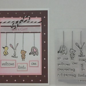 For Baby Clear Stamp Sets or Red Rubber Art Stamps