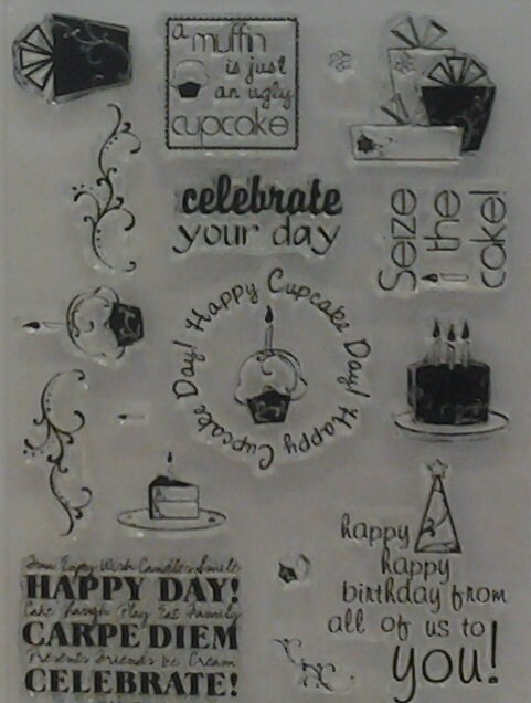 Happy Birthday Clear Stamp Sets - Etsy