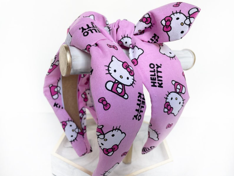 Hello Kitty Top Knot and Bow Headband 2 Hello Kitty Logo