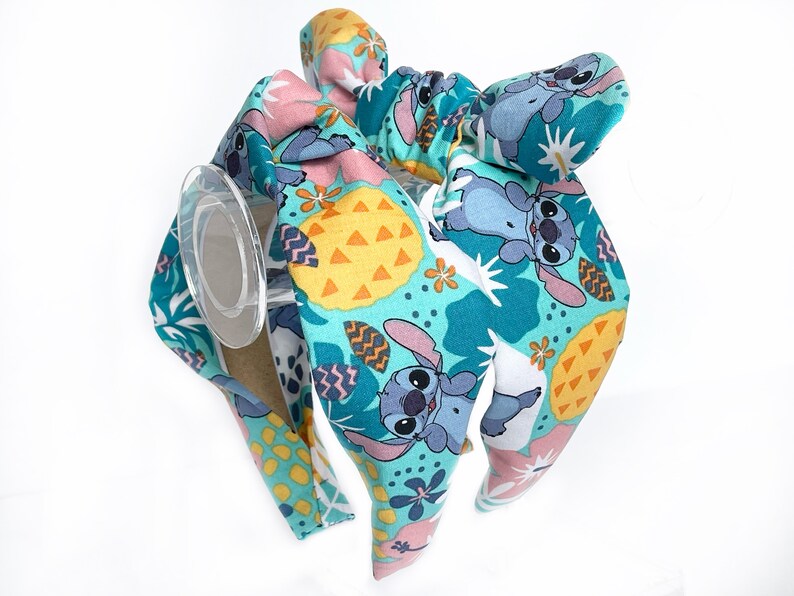 Disney Lilo and Stitch Top knot and Bow Headband Cowabunga
