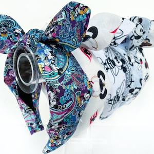 Disney Cruise Top Knot and Bow Headband 2